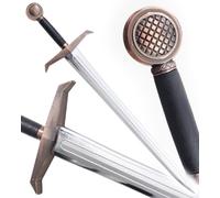 Epée Médiévale Chevalier en Polypropylène Argent Epée 1 Main Entrainement