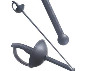 Epee Plastique Rapiere Polypropylene Fleuret Entrainement Sabre Epee Entrainement Arme Estoc Escrime