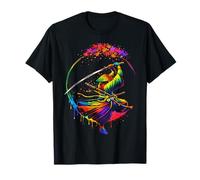 Épée Sakura du Guerrier samouraï Japonais Spin Art T-Shirt