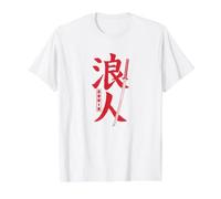 Épée Samouraï Ronin Personnages Japonais T-Shirt Graphique avec Valeur, Homme, Blanc, M