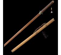 Épées Chinoises en Bois Faites à la Main,Lame en ipé Naturel et Fourreau en Bois de wengé,épée Droite Chinoise de 103 cm