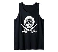 Épées de crâne de pirate Jolly Roger Drapeau parler comme un pirate Débardeur
