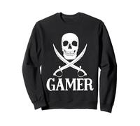Épées de Pirate avec tête de Mort pour Jeux de Pirates Sweatshirt