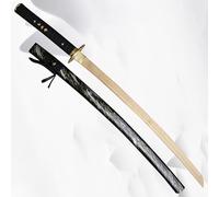 Épées de samouraï en Bambou,Pratique des Arts Martiaux Kendo,Katana Japonais en Bois,avec Fourreau,Accessoires de Photographie Cosplay,bokken Faits à la Main,Une variété de Styles au Choix