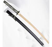 Épées de samouraï en Bambou,Pratique des Arts Martiaux Kendo,Katana Japonais en Bois,avec Fourreau,Accessoires de Photographie Cosplay,bokken Faits à la Main,Une variété de Styles au Choix