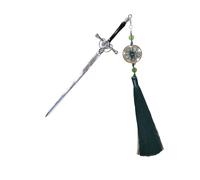 Épées délicates en épingle à cheveux, bijoux pour cheveux, pompons, barrettes à cheveux, ornements, Texture en alliage pour fête et usage quotidien, accessoires de livre