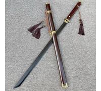 Épées Katana en Bois,bokken Fait à la Main,épée Droite en Bambou,Accessoires de Cosplay,Pratique des Arts Martiaux,104cm,Styles variés
