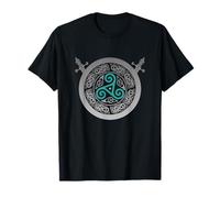 Épées triskel nœud celtique Viking Nordic Warrior Mythologie T-Shirt