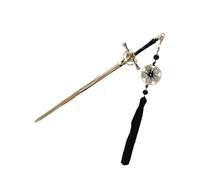 Épées Uniques Épingle À Cheveux Glands Pince À Cheveux Bijoux De Cheveux Accessoire De Mode Poignée En Alliage Texture Pour Mode Fille Et Accessoires De Livre