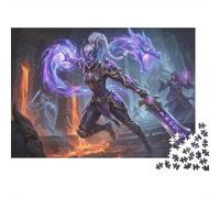 Épéiste à l'Âme de Dragon Pourpre Puzzle 1000 Pièces Adultes Et Enfants,Défi, Jeu Éducatif,Premium,Carton,Déco Murale,Dès 14 Ans,Anti-Stress,Détente,Casse-tête 70x50cm