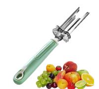 Épépineur à Poivrons en Acier Inoxydable | Épépineur à Concombres,Accessoire de Cuisine Rapide pour Préparation Repas Familiaux Salades Événements et Dîners Festifs