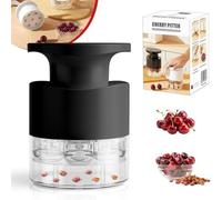 Épépineur de cerises à 7 trous extraction rapide des noyaux matière alimentaire sûre parfait pour la cuisine domestique la pâtisserie et la préparation de confitures, outil à fruits facile à nettoyer