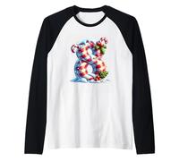 Eperluette en Sucre d'orge Joie de Noël Manche Raglan