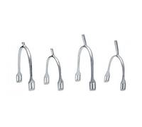 Éperon Anglais Sefton Homme Pointe Droite Inoxydable Sans Roulette (paire) Coq Mesure:20mm