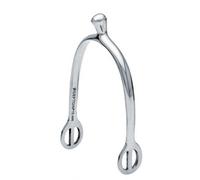 Éperon Anglaise Sefton Homme Pointe Ronde Inoxydable Sans Roulette (paire) Coq Mesure:15mm