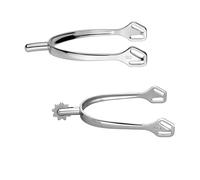 Éperon d'équitation à pointe ronde roulette 9 pointes 22 mm Sprenger Ultra Fit Argenté 40x22 mm