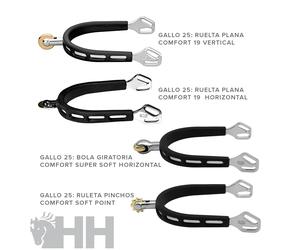 Éperon d'équitation à pointe sphérique vertical Sprenger Ultrafit Extra Argenté 25x19 mm