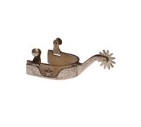 Éperon d'équitation antique western Pool's Marron TU