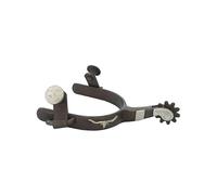 Éperon d'équitation western enfant Lakota Cow Horn Noir TU