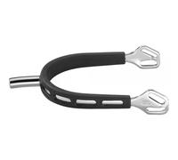 Éperons à tige plate pour cheval Sprenger Ultrafit extragrip Argenté 25 mm
