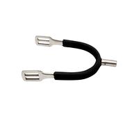 Éperons plats recouverts de caoutchouc HORKA Noir 15 mm Junior