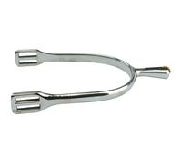 Éperons pour cheval à passants arrondis inox Pirnce de Galles Feeling Argenté 20 mm