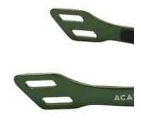 Éperons pour cheval avec col interchangeable Acavallo Arena Aluplus 2.0 Vert 25 mm