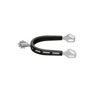 Éperons pour cheval extra grip avec fixation acier inoxydable Sprenger Ultra Fit Balkenhol Noir 40 mm