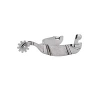 Éperons pour cheval garniture gravée Metalab FG Reining Show Gris TU