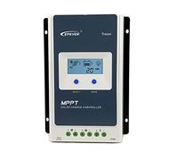 EPEVER Contrôleur de charge solaire MPPT Tracer AN Series 10A/20A/30A/40A avec 12V/24V DC Identification automatique de la tension du système(10A)
