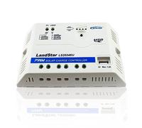 EPEVER PWM Régulateur de Charge 20A 12/24V, Régulateur de Charge solaire avec Connexion USB, LS2024EU
