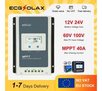 EPEVER Tracer AN série MPPT contrôleur de Charge solaire 40A avec écran LCD régulateur solaire 12V 24V batterie Auto haute efficacité 4210AN