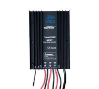 EPEVER Tracer BP Series IOT MPPT Régulateur de charge solaire 20 A Auto work 12 V/24 VDC, PV 100 V, régulateur de charge MPPT très efficace et résistant aux intempéries