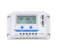 EPEVER VS1024AU Régulateur de Charge Solaire PWM 10A 12V/24V avec Écran LCD et Double Port USB - pour Batteries Sealed, Gel & Flooded