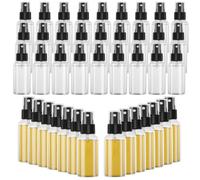 EPHECH Lot de 100 petits vaporisateurs de voyage de 30 ml, transparents, rechargeables, pour soins de la peau, des cheveux, des plantes et du m nage