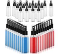 EPHECH Lot de 50 petits flacons pulvérisateurs de voyage 120 ml Transparent