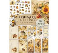 Ephemera Bee Honey: Over 170 Pieces of Honey Bee Vintage Tags, Labels, Journal Pages & Clip Art for Junk Journals, Scrapbooking, Cut-Outs, Decoupage & Collage Crafts