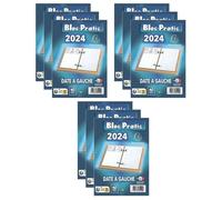 Éphéméride - EXACOMPTA - Lot de 9 - 120 x 82 mm - Blanc - Version Civile 2023