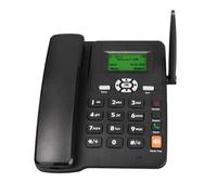ephenria Téléphone sans Bureau 2G GSM Antenne Externe LCD Rétroéclairé | Affichage LCD rétroéclairé avec 7 niveaux de luminosité pour ajuster l'écran et optimiser la lisibilité au bureau.