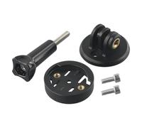 EpheyFIF Adaptateur de base pour compteur kilométrique de vélo en ABS pour Garmin Edge-GoPro Noir