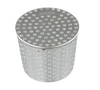 EpheyFIF Couvre-siphon d'extérieur pour protection contre les feuilles, écran de vidange anti-blocage en acier inoxydable pour drainage extérieur (100 mm)