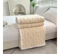 EpheyFIF Grande couverture polaire douce de 150 x 200 cm, épaisse et chaude pour un confort quotidien