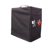 EpheyFIF Housse de protection pour sorbetière Creami FS301 NC701 avec poche latérale matelassée et poignée, tissu Oxford 600D, design pliable, noir, 481743 cm ou 432746 cm