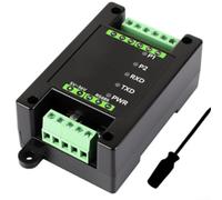 EpheyFIF Industrial RS485 Répéteur DIN Rail Mount - Module d'acquisition de données isolé à 2 ports pour PLC et modbus - 300-460800bps - Large tension DC5-36V