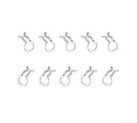 EpheyFIF Lot de 10 clips à ressort pour étrier de frein de vélo pour Shimano XT pour SLX (titane)