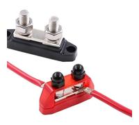 EpheyFIF Lot de 2 blocs de distribution d'alimentation pour barres de bus 12 V 250 A, double M8/10 goujons