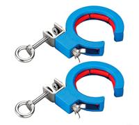 EpheyFIF Lot de 2 poulies de pont, poulies auxiliaires de fil de pont, poulie de câble, plateau de câblage, guide de fil de serrage, poulie de câble auxiliaire (bleu)