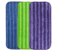 EpheyFIF Lot de 3 serpillères réutilisables en microfibre pour Swiffer WETJET, recharges lavables pour sols en bois, carrelage, pierre, 30 x 14 cm (lot de 3)
