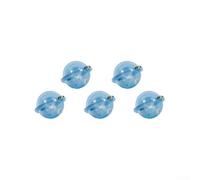 EpheyFIF Lot de 5 flotteurs de pêche, flotteurs de pêche, flotteurs creux en forme de boule à bulles pour la pêche en mer, rivière, accessoires de pêche (25 mm)