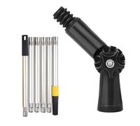 EpheyFIF Perche télescopique pour rouleau de peinture avec joint articulé pivotant 1,8 m